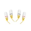 CERRXIAN Curved Surface, Solid Copper, Solder-free, Screw-On, 2mm Pin Audio