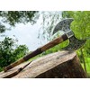 Dark WARRIOR Handmade Double Head Berserker Axe, Large Norse Double