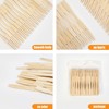 Xolixorium 200 Pack Mini Forks Bamboo Cocktail Forks 3.5 Inch