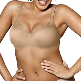 Playtex Women's Secrets Body Revelations Underwired Bra Solid, Opaque, Skin-Coloured, 44 DD