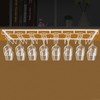 CeRaBuRET Practical And Elegant Wine Glass Rack Under The Cabinet,