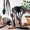 Staub Silicone Cooking Utensils, 11, Black