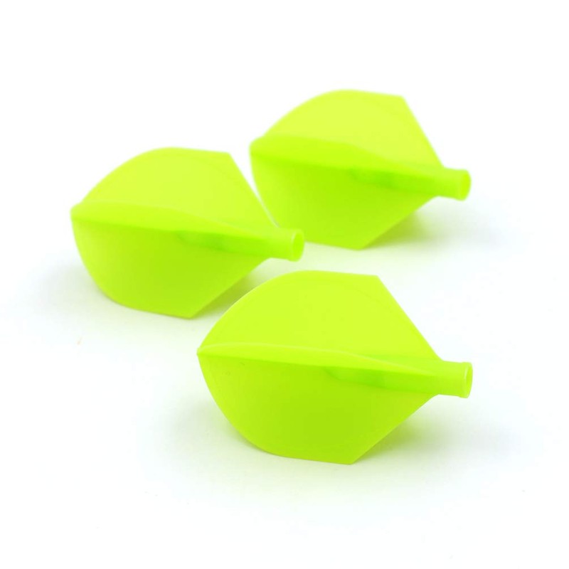CUESOUL TERO AK4 Green Dart Flights Shield Shape Set of