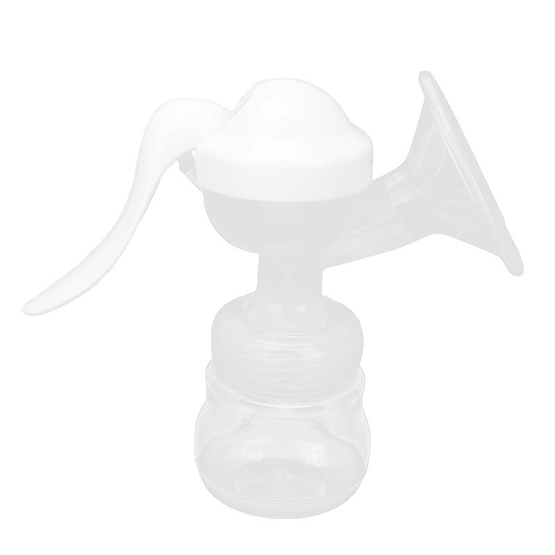 Portable Manual Breast Pump Single Hand Breast Pump Plastic Breastfeeding