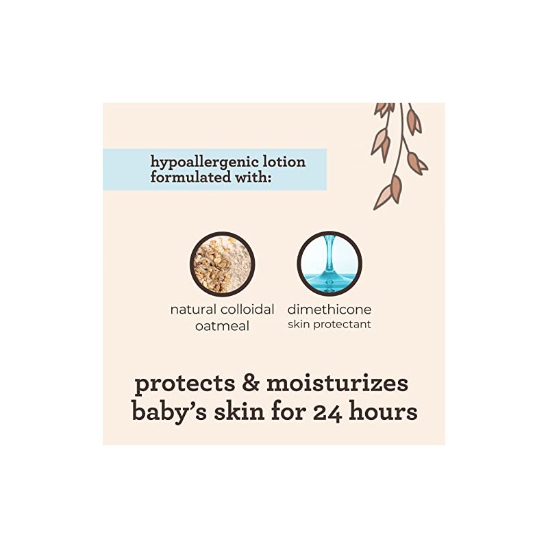 AVEENO Baby Daily Moisture Lotion, Fragrance Free 8 oz (5