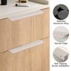 MOROBOR Finger Edge Pull, 8pcs Concealed Handle Modern Style Drawer