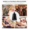 Vangoa 7 inch Metal Steel Cow Bell Noise Maker Cowbell