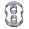 Number Eight Cookie Cutters- Stainless Steel