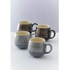Mason Cash Impressions Durable Stoneware 350ml Grey Mug, Ceramic, 13