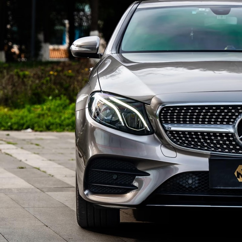 STSEV01 Front Bumper Grill Upper Grille Compatible with Mercedes W213