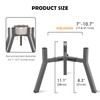 SHAINFUN Grey Elevated Dog Bowls Stand for Large Medium Breeds,