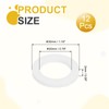 MECCANIXITY PTFE Flat Washers, 12Pack 30mm OD 20mm ID 2mm