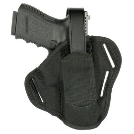 BLACKHAWK 3-Slot Ambidextrous Black Pancake Holster, Size 01, (3" - 4" Barrel Med Auto (.32-.380 Cal) )