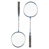 REGAIL 2Pcs Iron Alloy Badminton Racket 2 Player Badminton Racket