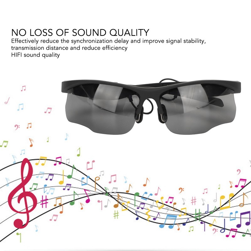 Bluetooth Sunglasses HIFI Sound Quality Music Calls Voice Selfie Support
