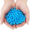 1000 abalorio redondas de acrílico de aguamarina de 6 mm,