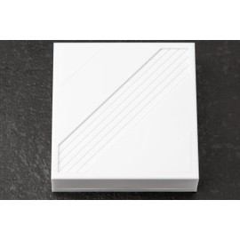 HUBER Zweiklang Mechanical Doorbell for the Front Door, Mechanical Doorbell, House Door, Door Chime Transformer Operated, 75 dB(A), Doorbell 8V-12V