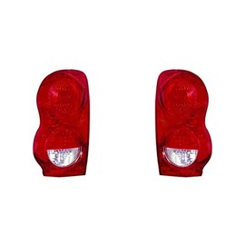 KarParts360 For Dodge Durango Tail Light Assembly 2004-2009 Pair Driver and Passenger Side CAPA Certified Replacement For CH2818101, CH2819101 | 5133169AI, 5133168AI, 5133169AH