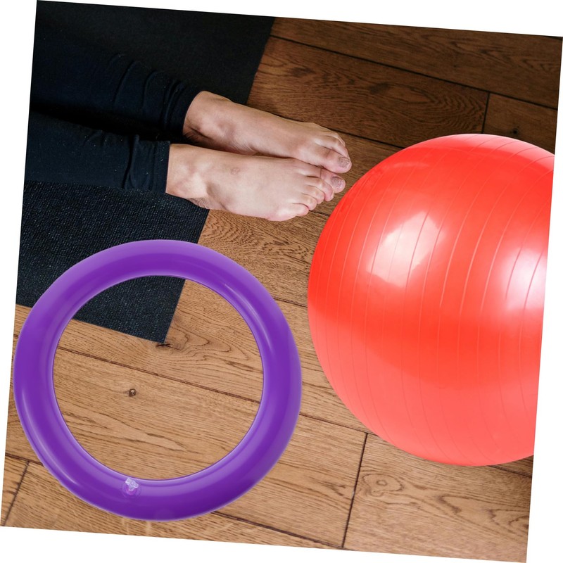 Mipcase Round Yoga Ball Stand Inflatable Stabilizer Base for Secure