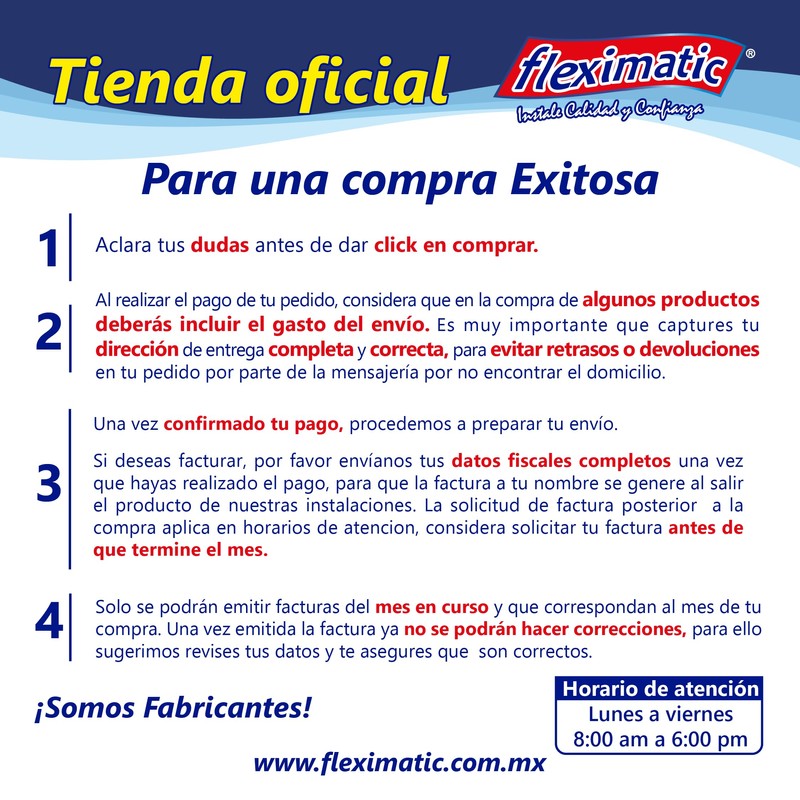 Fleximatic 2505 Flexi-sapo 2" con contrapeso