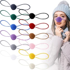 JaGely 12 Pcs Winter Nose Warmer Women Knitted Comfort Nose Cover Nose Warmers Soft Nose Protector for Women Men Sleeping Ski Outdoor Activities Cold Weather Protection, 12 Colors