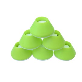 Easy To Use Products | Walker Coasters | Longer Lasting More Durable Tennis Ball Alternative | Glides Easily Over Hard Surfaces | 6 Count | Tennis Ball Yellow