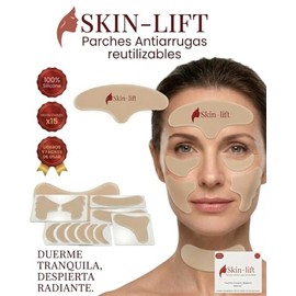 Set de 11 Parches Antiarrugas de Silicona Reutilizables | Tratamiento Nocturno con Efecto Lifting para Rostro, Frente, Ojos, Cuello y Escote | Parches Faciales.