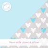 2 Piece Baby Children Quilt Duvet & Pillow Set 80x70