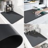 2PCS Draining Board Mats, Kitchen Super Absorbent Draining Mat, Folding