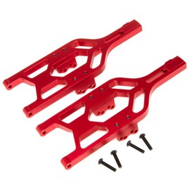 Suspension Arm Compatible with Traxxas 1/10 T-Maxx E-Maxx Upgrade RC Car Lower Suspension A Arms Aluminum Alloy Part Replace 5132R(Red)