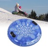 Snow Tube with Handle PVC 450lbs Load Bearing Blue White