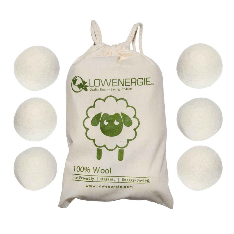 Wool Dryer Balls XL Fragrance Free Eco Friendly Tumble Dryer