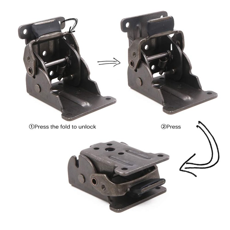 2 x Folding Table Legs with Screws