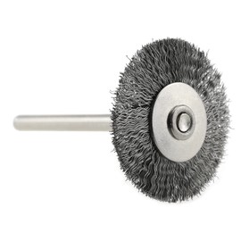 cepillo para polvo de alambre LUORNG 15 piezas de acero inoxidable de 25 mm, cepillo para polvo de pulido para herramienta giratoria Dremel