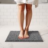 ITSOFT Plush Bathroom Rug 25x18, Absorbent Machine Washable Non Slip