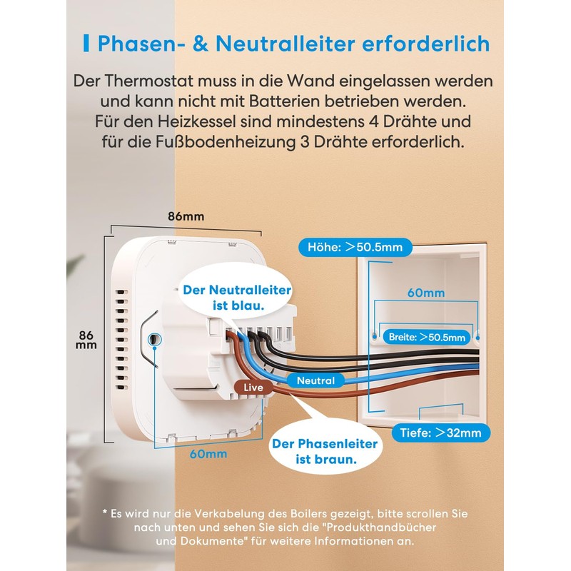 Underfloor Heating Thermostat Boiler