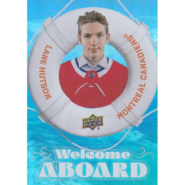 2024-25 Upper Deck Hockey Welcome Aboard #WA16 Lane Hutson Rookie