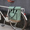 TOURBON Nylon Roll-Top Clip-On Market Shopper Bicycle Bag Backpack Shoulder
