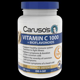 Caruso's Vitamin C 1000+bioflavanids 120 Tablets