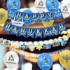 Happy Hanukkah Banner Kits Hanukkah Banners for Hanukkah Decorations Flags