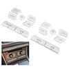 14Pcs Air Condition Button Cover Trim AC Control Stickers Fit
