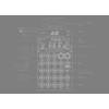 Teenage Engineering TE010AS033 Pocket Operator PO-33 ko, 4 Voice Sampler,