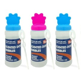 Scented Dog Bubbles (Peanut Butter) Pack of 3