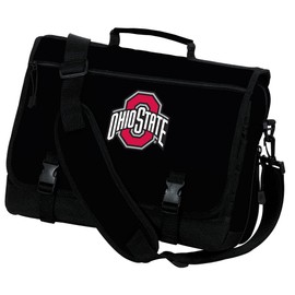 Ohio State Laptop Computer Bag OSU Buckeyes Logo Messenger Bag Briefcase