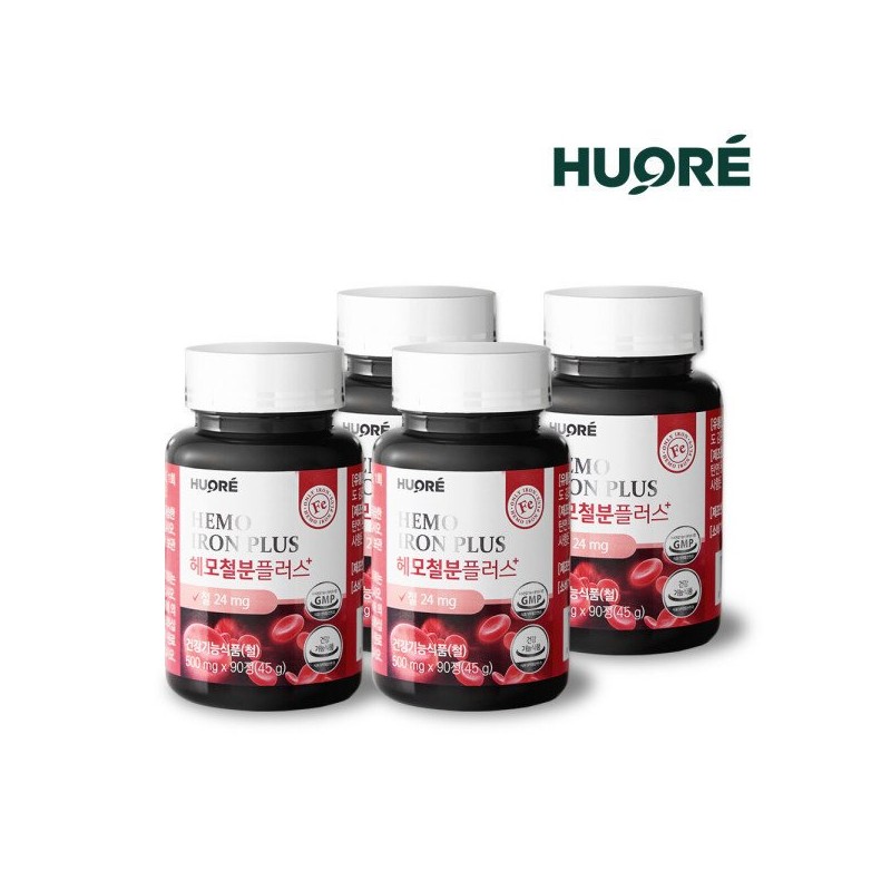 철분 헤모철분플러스 1개(90정 3개월분) Iron Hemoglobin Plus 1 Pack (90