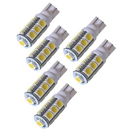 Diamond Group by Valterra 906 and 921 LED Replacement Tower Bulb, Multidirectional, Fully Dimmable, 215LUM, 3500K, 0.09A, 18W (6 Pack) - DG726096WVP