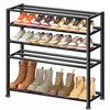 KEETDY 5-Tier Heavy Duty Shoe Rack for Garage Entryway, Stackable