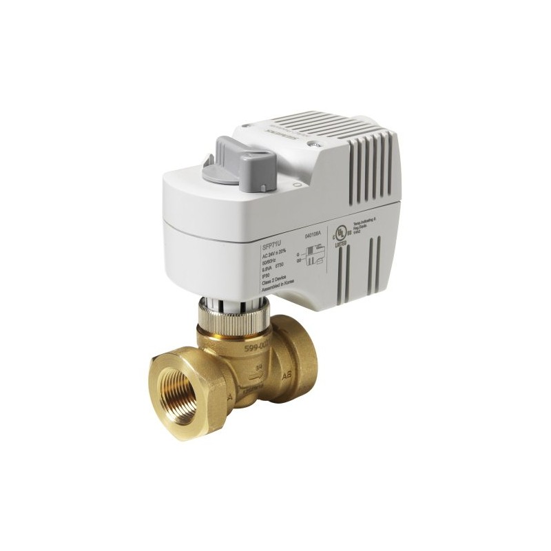 Siemens 243-00211 Zone Valve 2-Way 1/2-Inch 2.5 Cv, NPT with