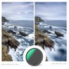 K&F Concept 2.4 in (62 mm) ND8+CPL Filter, 2-in-1 Filter,