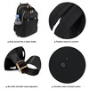 M-ioi-M Medium Nylon Backpacks for Women, Trendy Gold-Tone Hardware Everyday